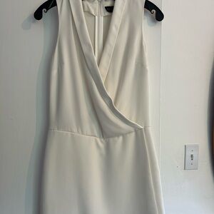 Topshop cream tux short romper